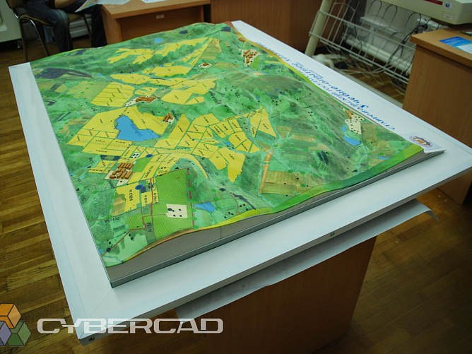 3D печать макета по данным GIS