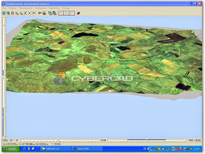3D печать макета по данным GIS