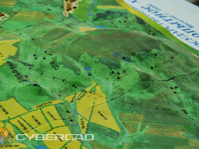 3D печать макета по данным GIS